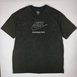 Nike Men S Charcoal Michigan State Tee Unisex Streetware Casual